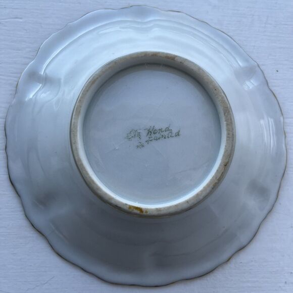 Set Of 2 Antique HAND PAINTED Nippon Berry  Dishes 5” - Picture 6 of 7